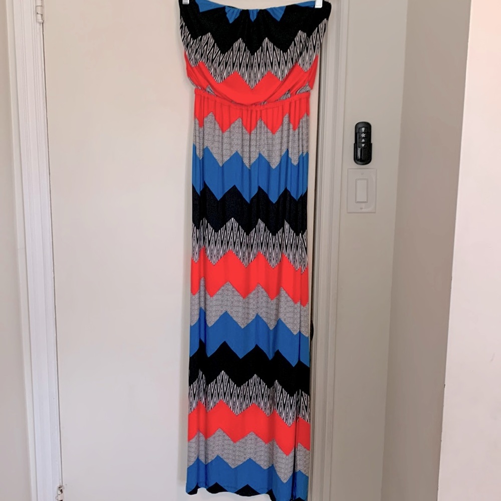 3 Pink Hearts Trixxi Maxi dress, size M